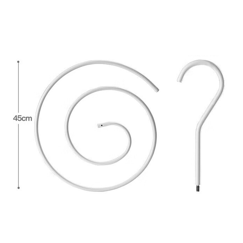 Round Spirals Sheet Hanger,Multi Functional Balcony Rotating Spirals Drying Rack for Quilt, Bed Sheets, & Clothes