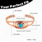 Turquoise Inlay Magnetic Bracelet For Women Pure Copper Adjustable Healing Jewelry Ideal Mothers D 5