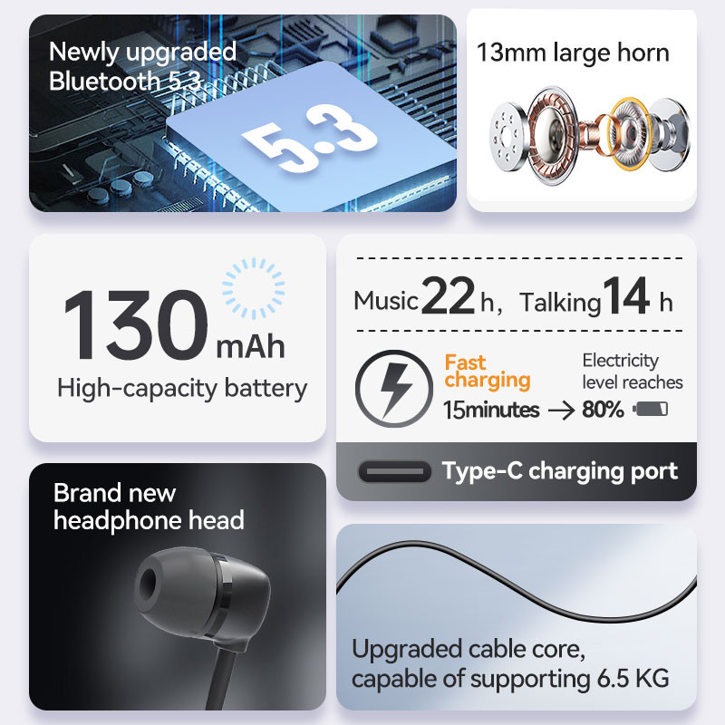 Retractable Wireless Earbuds Fineblue F920 Mini Bluetooth Headset With Call Alerts For HandsFree Sp 3