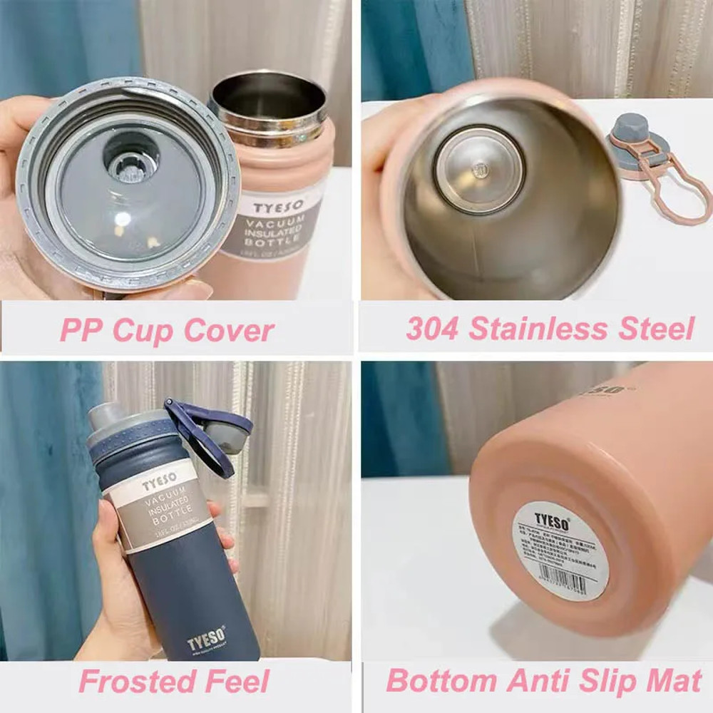 750ML Insulated Thermos Bottle Stainless Steel Vacuum Flask Travel Mug For Coffee Kids Drinks Leak 3