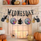 Wednesday Themed Party Supplies, Horror Birthday Banner, Halloween Decorations Kit with Wednesday Inspired Party Banner