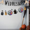 Wednesday Themed Party Supplies, Horror Birthday Banner, Halloween Decorations Kit with Wednesday Inspired Party Banner
