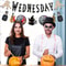 Wednesday Themed Party Supplies, Horror Birthday Banner, Halloween Decorations Kit with Wednesday Inspired Party Banner