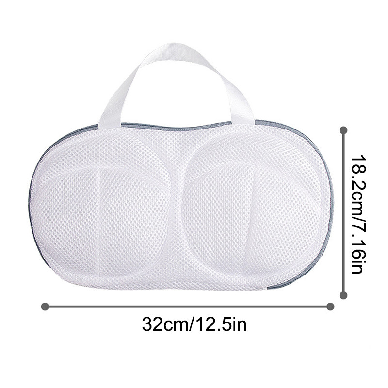 Bra Laundry Bag for Washing Machine,Anti Deformation Underwear Wash Bag with Zipper,Delicate Clothing Protector for A to