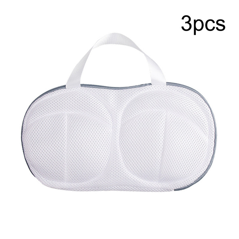 Bra Laundry Bag for Washing Machine,Anti Deformation Underwear Wash Bag with Zipper,Delicate Clothing Protector for A to