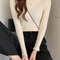 Women's Mock Neck Sweater,Vintage Basic Solid Knitted Pullover for Autumn Winter, Casual Slim Fit Korean Style Tops