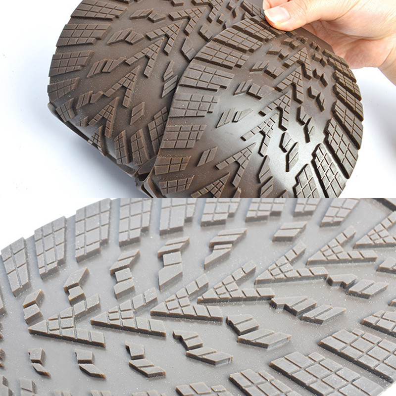 Shoe Sole Repair Kit,1Pair Cuttable Non Slip Rubber Outsoles, Replace Worn Soles & Enhance Grip with DIY Stickers & Pads