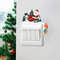 Santa Claus Switch Sticker Christmas Decoration,Penguin Xmas Wall Decal,Merry Christmas Home Decor,Navidad Ornament gift