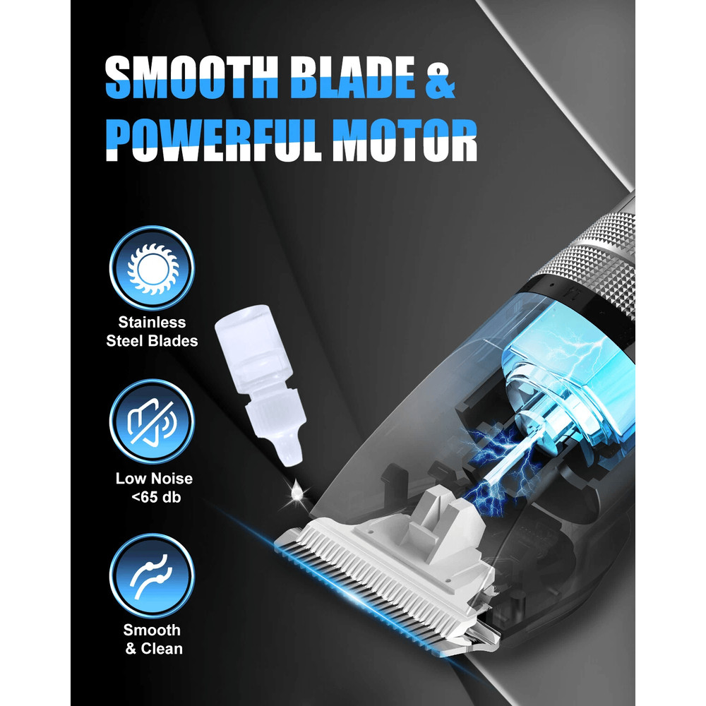 Professional Hair Clippers Cordless Trimmer Beard Cutting Barber Machine Kit Precision Adjustable G 4
