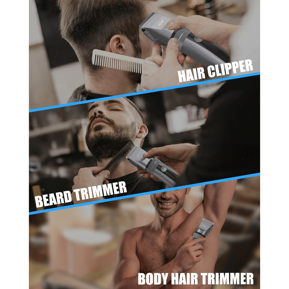 Professional Hair Clippers Cordless Trimmer Beard Cutting Barber Machine Kit Precision Adjustable G 5