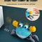 Crawling Crab Baby Toy Interactive Musical Toy With Lights Dancing Moves For Toddlers AutoSensing 5