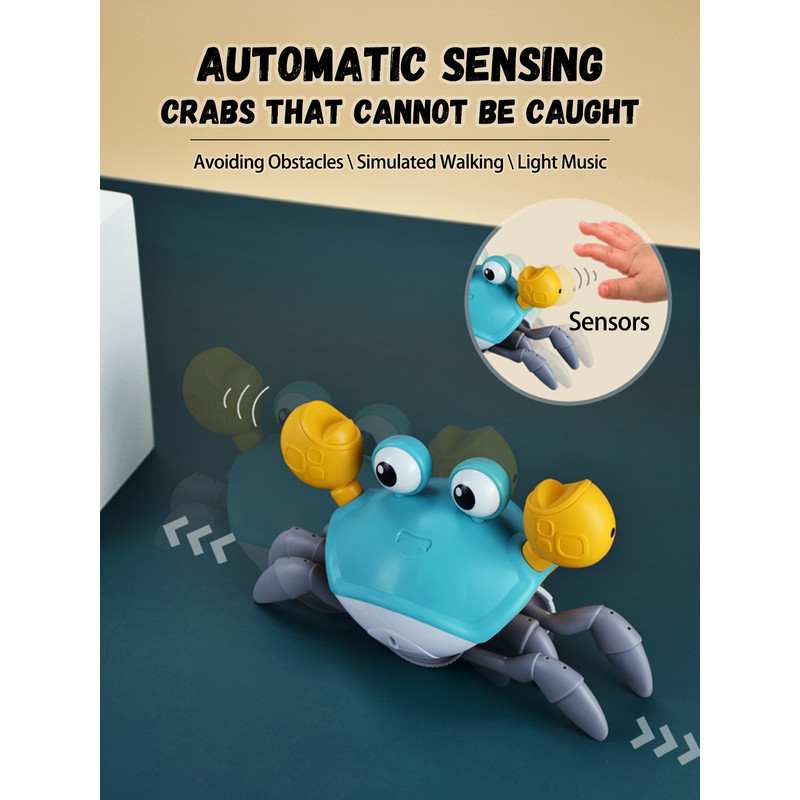 Crawling Crab Baby Toy Interactive Musical Toy With Lights  Dancing Moves For Toddlers AutoSensing  5