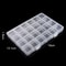 Clear Plastic Organizer Box, Transparent Storage Container, Jewelry Box, Empty Earring Storage Display for Beads
