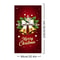 Merry Christmas Door Cover, Bell Garland Door Decor, Dining Table Cover, Elastic Holiday Decoration