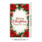 Merry Christmas Door Cover, Bell Garland Door Decor, Dining Table Cover, Elastic Holiday Decoration