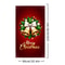 Merry Christmas Door Cover, Bell Garland Door Decor, Dining Table Cover, Elastic Holiday Decoration
