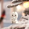 Christmas Ornaments, Acrylic Flat Ghost Doll, For Party Christmas Tree, Hanging Decorations