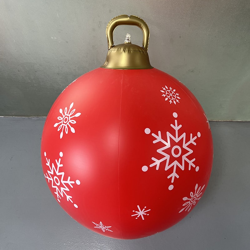 PVC Inflatable Christmas Ball Large Outdoor Giant Decorated Balls Big Party Tree Decorations Toy Ba 16