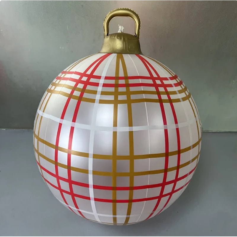 PVC Inflatable Christmas Ball Large Outdoor Giant Decorated Balls Big Party Tree Decorations Toy Ba 18