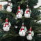 Christmas Cartoon Snowman Pendant, Plastic Santa Claus Ornaments, Exquisite DIY Hanging Decorations, Holiday Craft Set