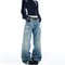 Autumn Winter Ripped Hole Jeans, High Waist Flared Pants, Sexy High Street Fashion Womens Trousers