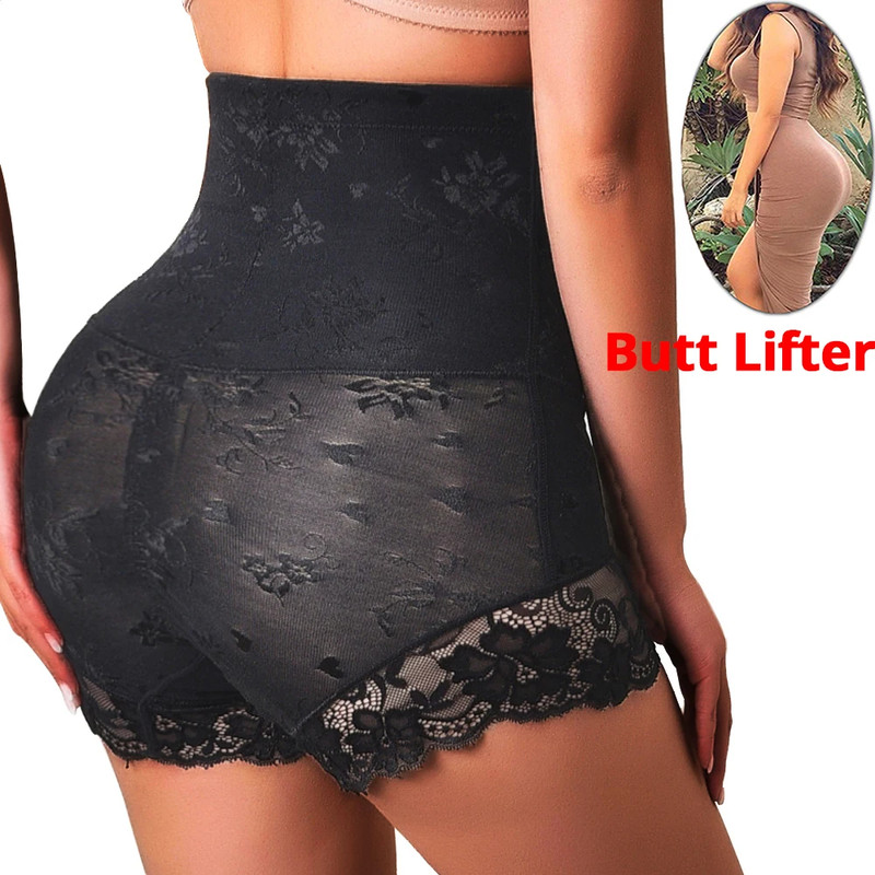 High Waist Body Shaper For Women Zipper Waist Trainer Shorts Tummy Control Shapewear Panties Slimmi 1