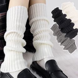 japanese lolita long socks, women's leg warmers, wool knitted arm warmer, autumn winter crochet sock boot cuffs