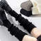 Japanese Lolita Long Socks Womens Leg Warmers Wool Knitted Arm Warmer Autumn Winter Crochet Sock Bo 2