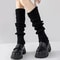 Japanese Lolita Long Socks Womens Leg Warmers Wool Knitted Arm Warmer Autumn Winter Crochet Sock Bo 6