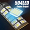 504LED UltraBright Solar Street Light Wide Angle Motion Sensor Remote Control EnergyEfficient Wate