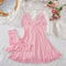 Womens Sexy Lingerie Hot Night Dress Suspender Suit Ultrathin Summer Nightgown Lace Thong Sets 1