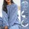 Cozy Soft Coral Velvet Jacquard Pajama Set Warm Winter Loungewear For Women Ideal For Christmas Ba