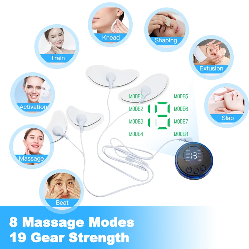 Facial Lifting Device EMS Massager For Neck Face AntiWrinkle Treatment Skin Tightening Beauty Tool 5