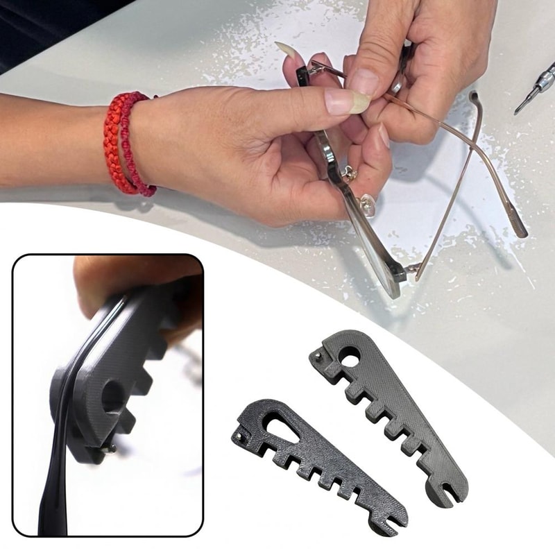 Eyeglass Frame Adjuster Tool, Sunglasses Frame Bender, Glasses Frame Curvature Adjuster, Temple Arm Nose Pads Tool