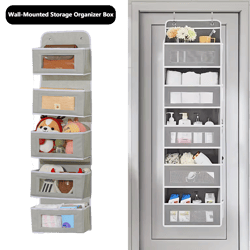 extra large over-the-door hanging organizer, multi-layer storage bag for closet, toy & dorm room organization