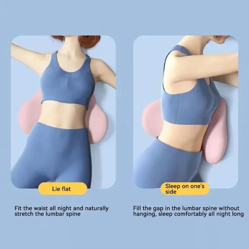 Ergonomic Office Lumbar Support Cushion Soft Comfortable Memory Cotton Sleep Lumbar Pillow For Offi 7