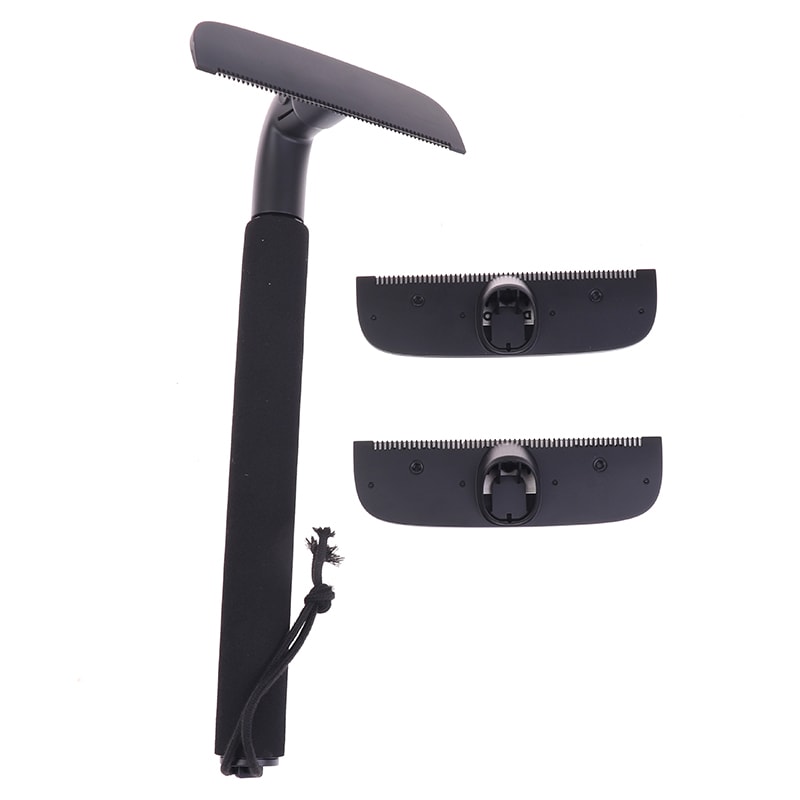 Back Hair Trimmer For Men Adjustable Back Shaver Stretchable Handle Sharp Stainless Steel Blade Bac 3