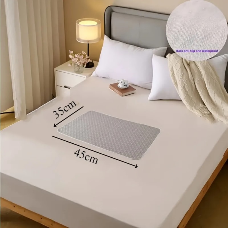 Waterproof Washable Cotton Mattress, Breathable Bed Cushion, Extra Large Diaper Nursing Pad