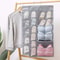 Hanging Wall Bag for Underwear Storage, Double Sided Organizer for Dormitory Home Wardrobe