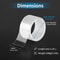 Waterproof Clear Caulking Sealing Tape for Kitchen, Sink, Bathroom, Self-Adhesive Transparent Gap Strip Tape One Sided