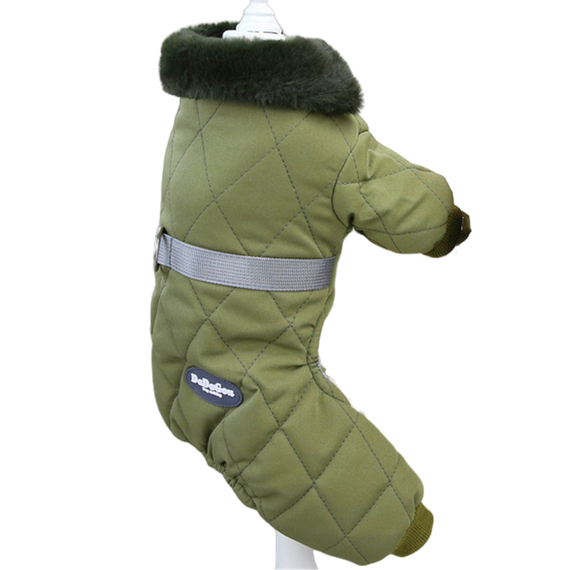 Thicken Warm Dog Jumpsuit Waterproof Winter Pet Dogs Clothes Hoodie Puppy Overalls Chihuahua Coat P 7
