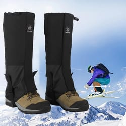 waterproof leg covers, reusable pants protection for hiking, skiing, cycling, climbing, and wet conditions