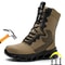 Men Safety Shoes, Steel Toe Work Sneakers, Lightweight Boots, Puncture-Proof Work Shoes