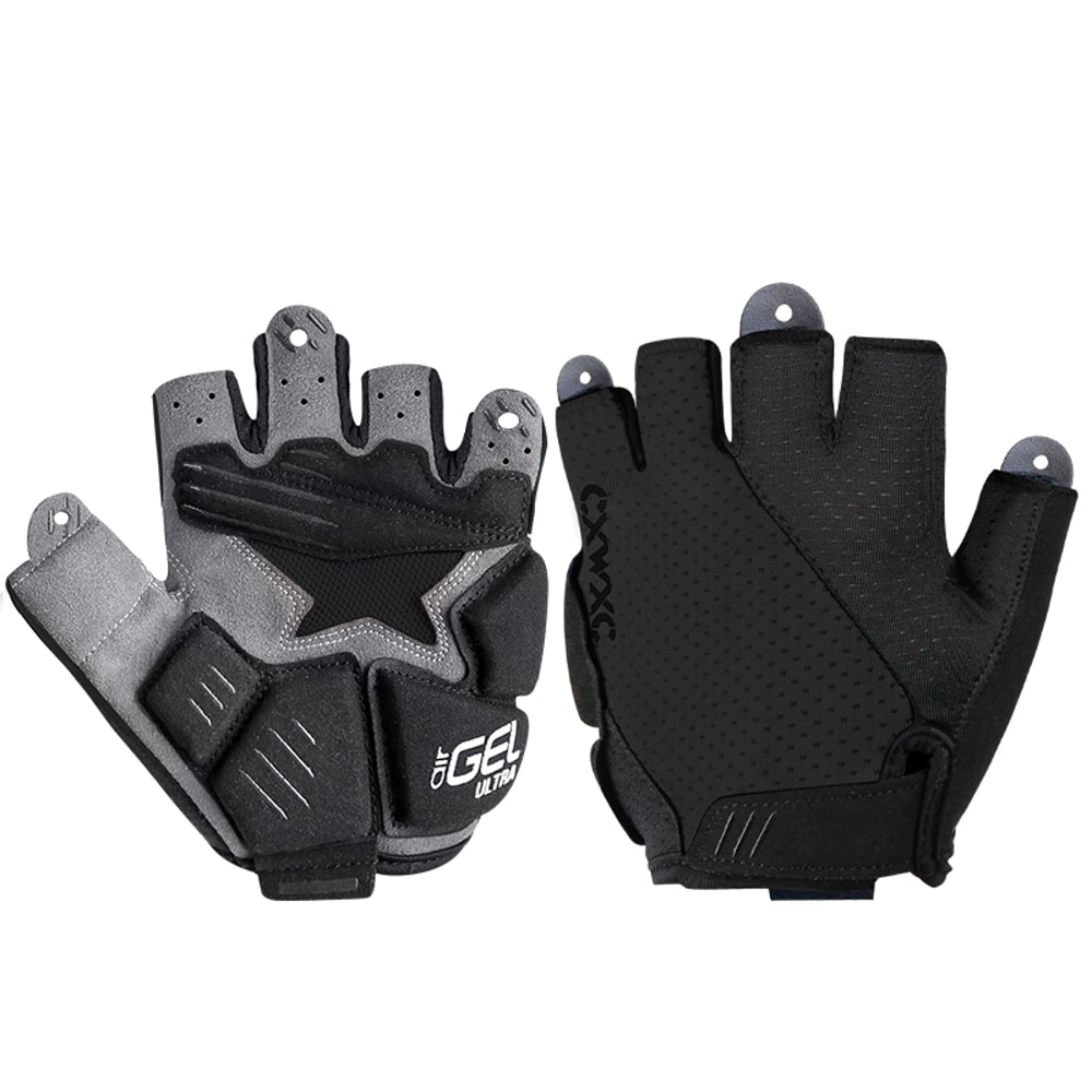 Road Bike Cycling Gloves Bicycle Half Finger Shockproof GEL Silicone Breathable Antislip Quick Rele