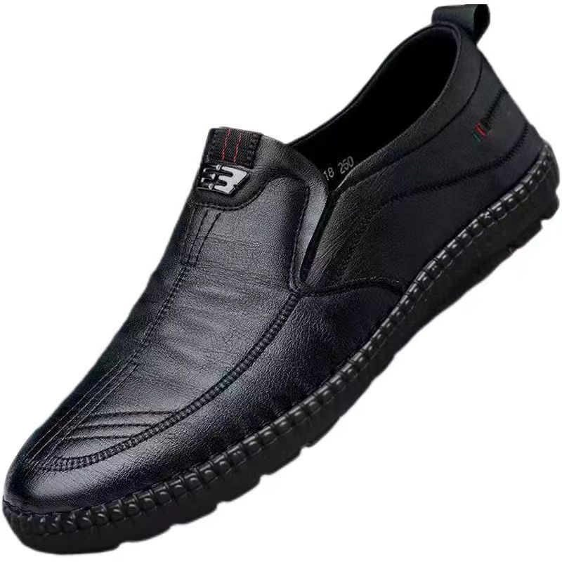 Mens PU Leather Loafers SlipOn Casual Shoes Breathable Walking Flats For Work Office Driving Sneake 4
