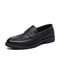 Leather Shoes Men, New Soft Breathable Casual British Style, Europe Station Youth Loafers with Business Bean Shoes
