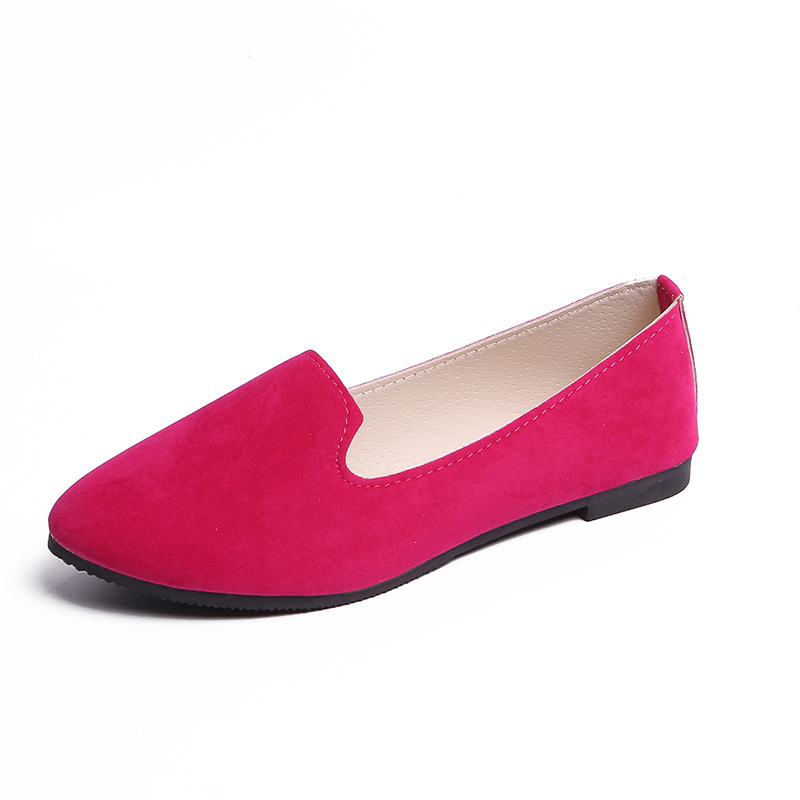 Spring Summer Women Flat Shoes Woman Ballet Flats Candy Color Ladies Shoes Large Size Autumn Casual