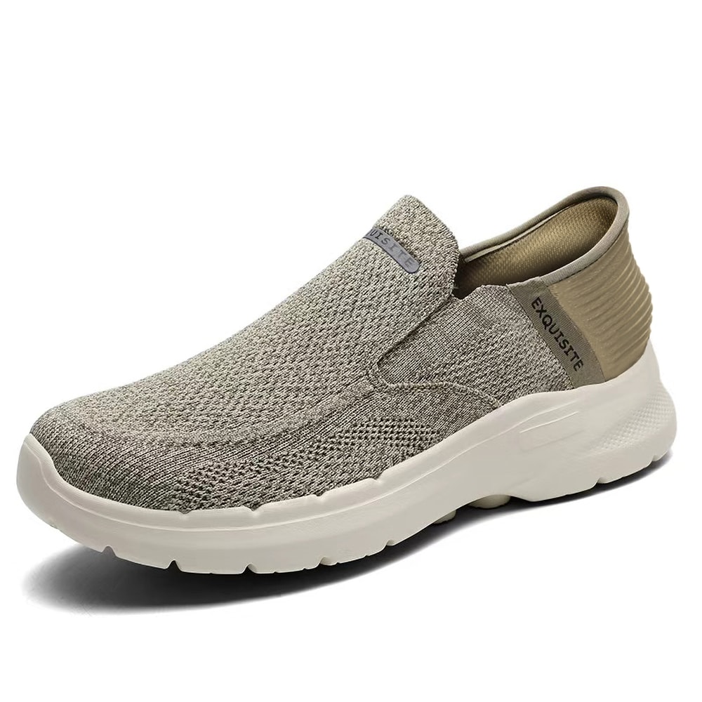 Casual Men Shoes Lightweight, Breathable Canvas Loafers, Slip On Sneakers, Fashion Driving Flats for Men