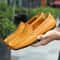Genuine Leather Breathable Mocasines Casual Loafers Leather Shoes For Men Slip On Italian Driving F 6