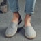 Breathable Men Women Canvas Shoes Comfortable Slipon Loafers Soft Linen Shoes With Thick Sole 3